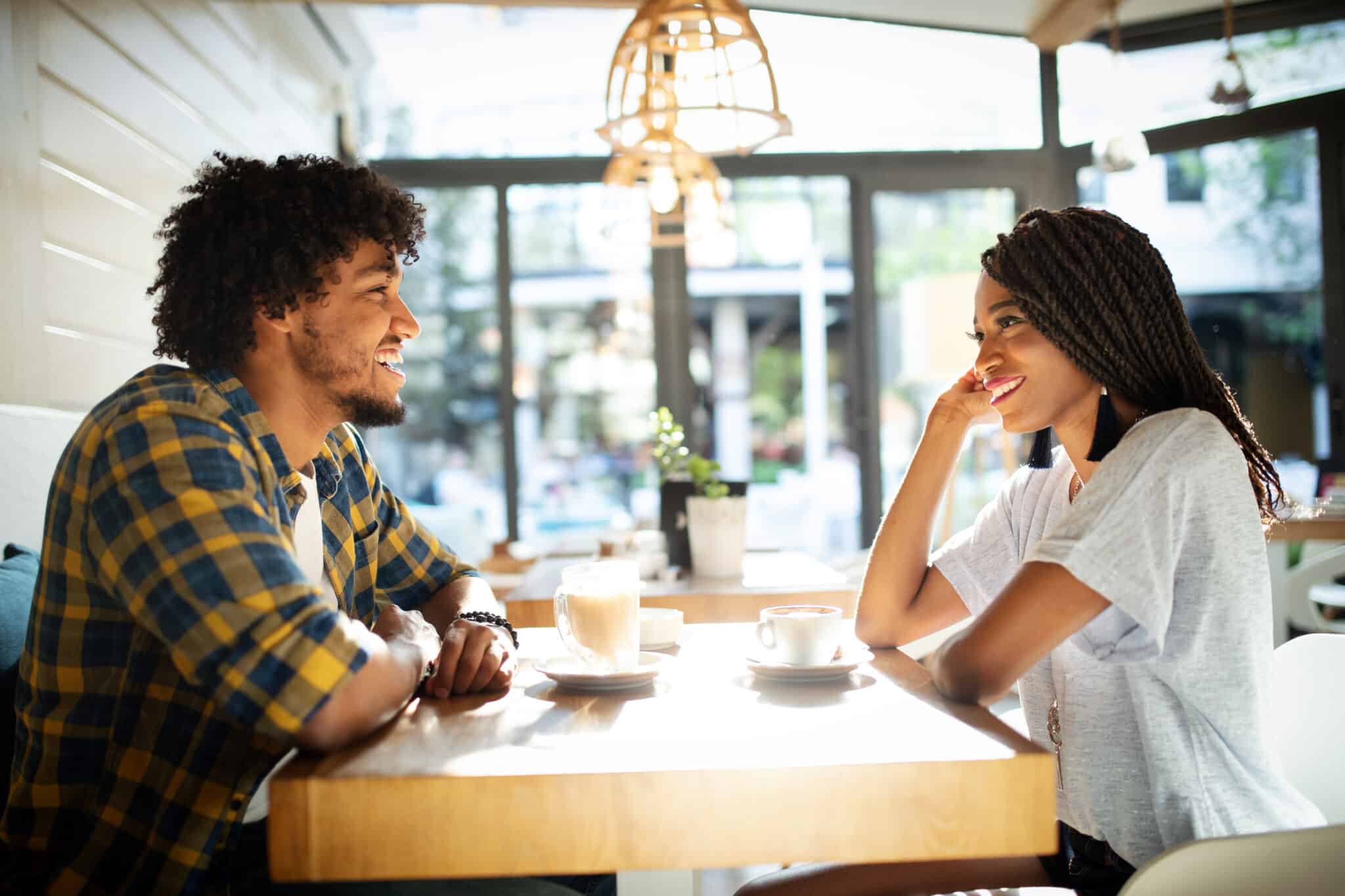 Two,People,In,Cafe,Enjoying